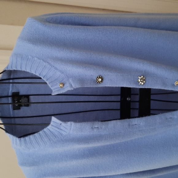 Evie blue sweater -M - Picture 2 of 6